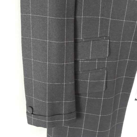 LEONARDO'S Custom Apparel 3-Piece Windowpane Suit, 44L, 38W / 32L - Picture 6 of 9